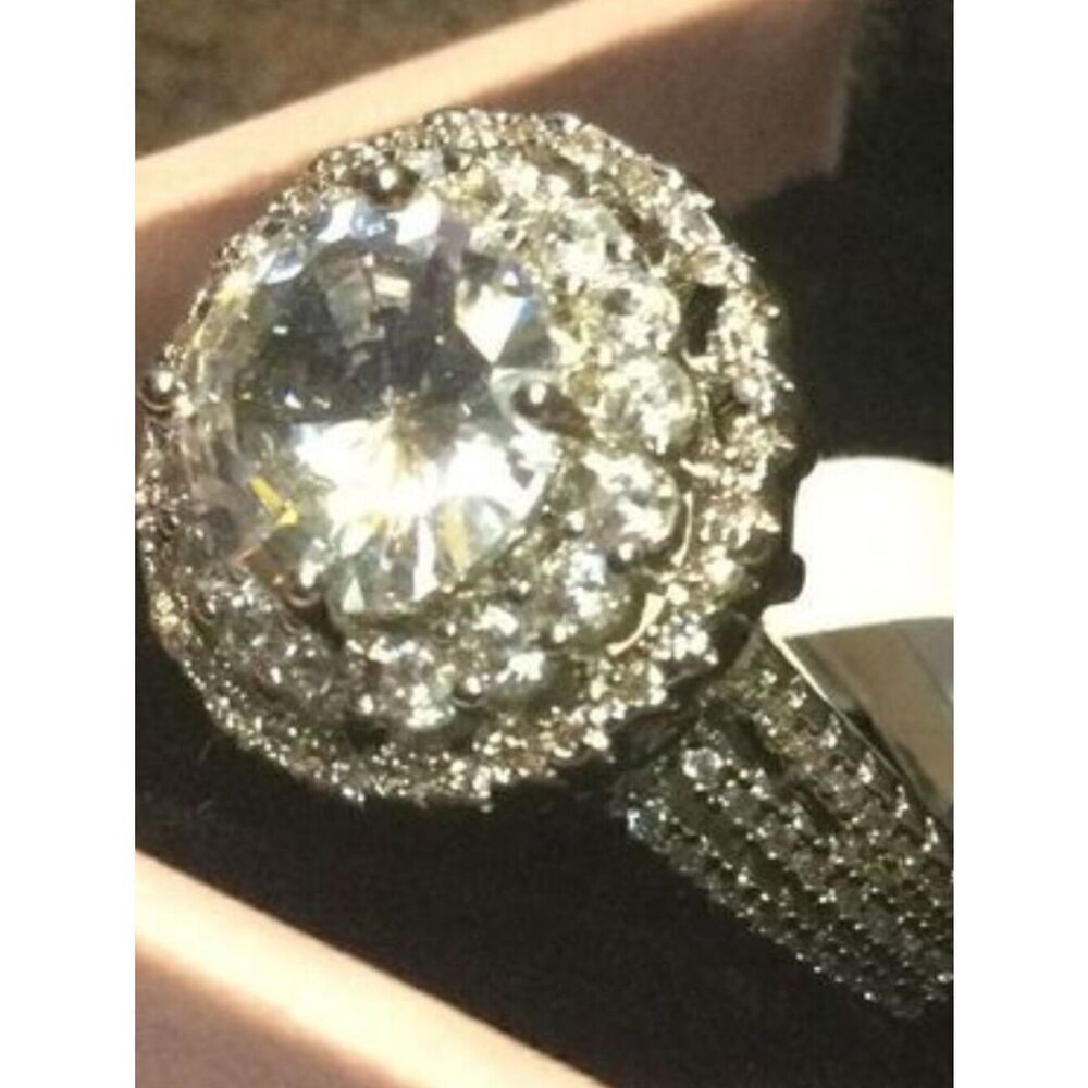 NWT Peermont  Sz 7, “Diamond, round halo ring